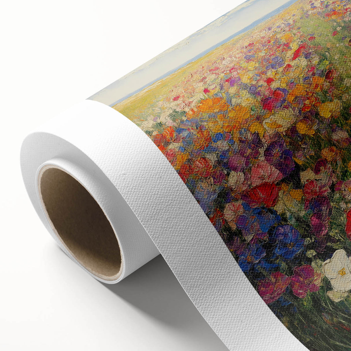 Vibrant Wildflower Meadow – Colorful Nature Art Print