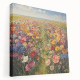 Vibrant Wildflower Meadow – Colorful Nature Art Print