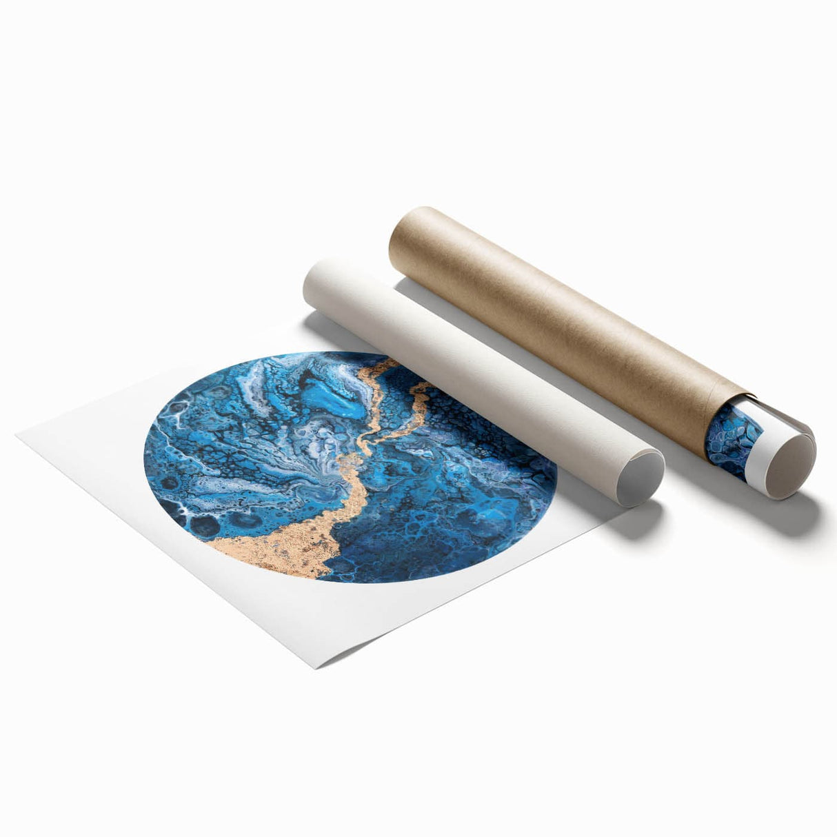 Fluid Acrylic Wall Decor - Modern Fluid Abstract Art Collection