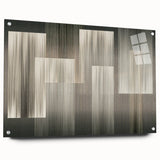 Linear Rhythm Blocks – Neutral Abstract Wall Art in Earth Tones