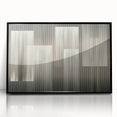 Linear Rhythm Blocks – Neutral Abstract Wall Art in Earth Tones