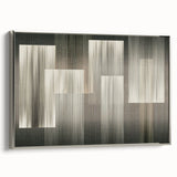 Linear Rhythm Blocks – Neutral Abstract Wall Art in Earth Tones