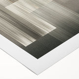 Linear Rhythm Blocks – Neutral Abstract Wall Art in Earth Tones