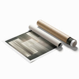 Linear Rhythm Blocks – Neutral Abstract Wall Art in Earth Tones