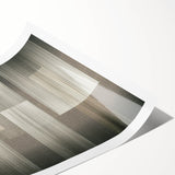 Linear Rhythm Blocks – Neutral Abstract Wall Art in Earth Tones