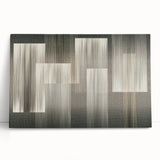 Linear Rhythm Blocks – Neutral Abstract Wall Art in Earth Tones