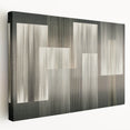 Linear Rhythm Blocks – Neutral Abstract Wall Art in Earth Tones