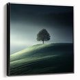 Misty Hilltop Tree - Fine Art Photography Framed Prints