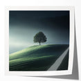 Misty Hilltop Tree - Fine Art Photography Framed Prints