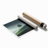 Misty Hilltop Tree - Fine Art Photography Framed Prints