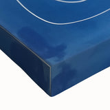 Large Modern Art Pieces - Teal & Purple Geometric Wall Art