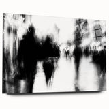Modern Urban Landscape Art - Abstract City Motion Print