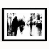 Modern Urban Landscape Art - Abstract City Motion Print