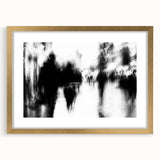 Modern Urban Landscape Art - Abstract City Motion Print