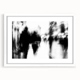 Modern Urban Landscape Art - Abstract City Motion Print