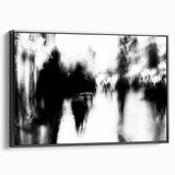 Modern Urban Landscape Art - Abstract City Motion Print
