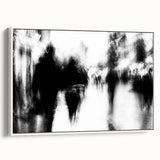 Modern Urban Landscape Art - Abstract City Motion Print