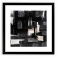 Urban Essence Blocks – Minimalist Black & White Abstract Wall Art