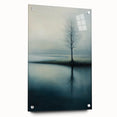 Misty Tree Reflection – Tranquil Nature Art Print