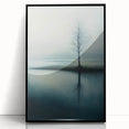 Misty Tree Reflection – Tranquil Nature Art Print