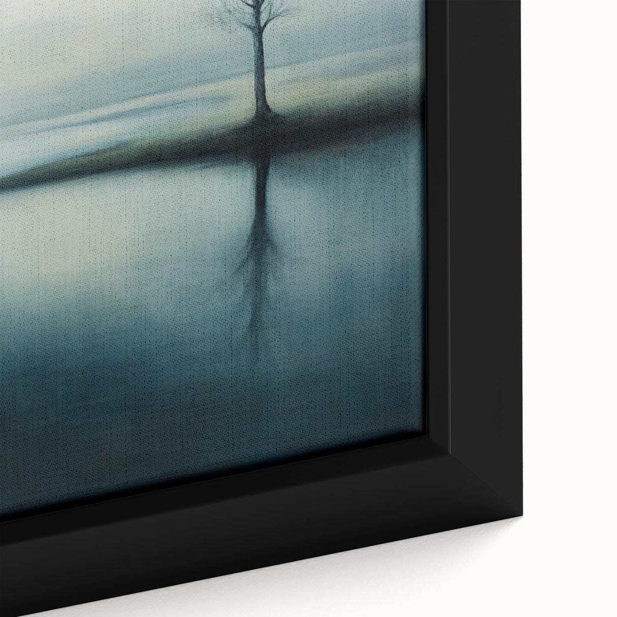 Misty Tree Reflection – Tranquil Nature Art Print