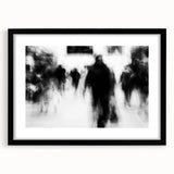 Urban Skyline Canvas Prints - Abstract City Motion Art