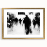 Urban Skyline Canvas Prints - Abstract City Motion Art