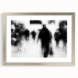 Urban Skyline Canvas Prints - Abstract City Motion Art