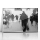 Urban Skyline Canvas Prints - Abstract City Motion Art