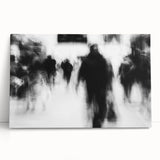 Urban Skyline Canvas Prints - Abstract City Motion Art
