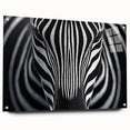 High Contrast Abstract Paintings – Zebra-Inspired Monochrome Art