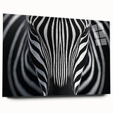 High Contrast Abstract Paintings – Zebra-Inspired Monochrome Art