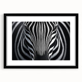 High Contrast Abstract Paintings – Zebra-Inspired Monochrome Art