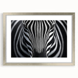 High Contrast Abstract Paintings – Zebra-Inspired Monochrome Art