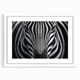 High Contrast Abstract Paintings – Zebra-Inspired Monochrome Art