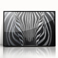 High Contrast Abstract Paintings – Zebra-Inspired Monochrome Art