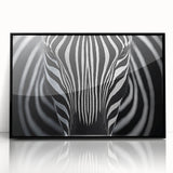 High Contrast Abstract Paintings – Zebra-Inspired Monochrome Art