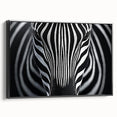 High Contrast Abstract Paintings – Zebra-Inspired Monochrome Art