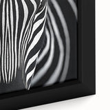 High Contrast Abstract Paintings – Zebra-Inspired Monochrome Art