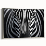 High Contrast Abstract Paintings – Zebra-Inspired Monochrome Art