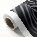 High Contrast Abstract Paintings – Zebra-Inspired Monochrome Art