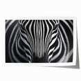 High Contrast Abstract Paintings – Zebra-Inspired Monochrome Art
