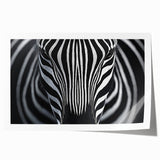 High Contrast Abstract Paintings – Zebra-Inspired Monochrome Art
