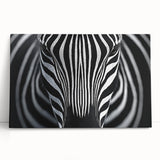 High Contrast Abstract Paintings – Zebra-Inspired Monochrome Art