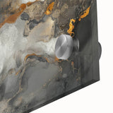 High-End Abstract Canvas Prints – Black, Gold & Gray Modern Art