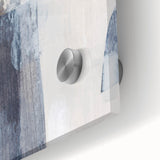 Earthen Harmony Abstracts - Neutral Blue & Gray Abstract Wall Art