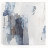 Earthen Harmony Abstracts - Neutral Blue & Gray Abstract Wall Art