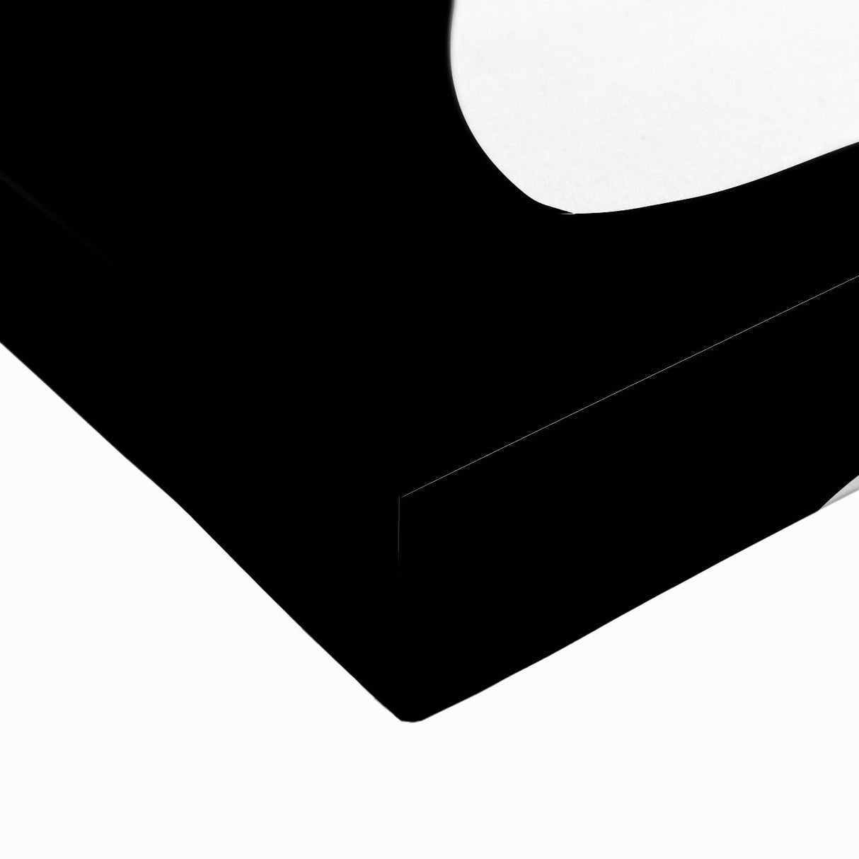 Minimalist Black and White Abstract Wall Art - Geometric Print