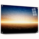 Serene Landscape Wall Art – Golden Horizon at Dusk