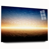 Serene Landscape Wall Art – Golden Horizon at Dusk